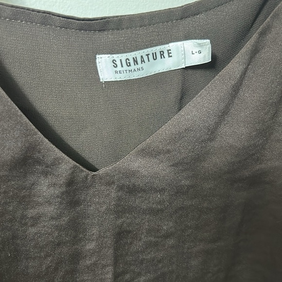 Brown Satin tank top - Picture 2 of 2